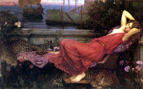 Ariadna abandonada por Teseo