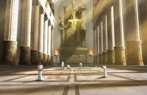 Estatua Zeus en Olimpia