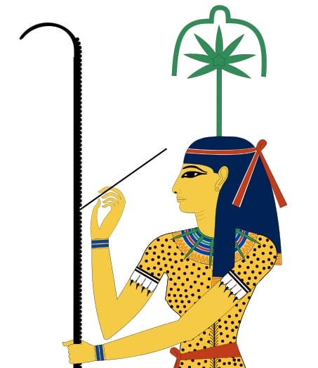 Seshat, diosa egipcia protectora de bibliotecas