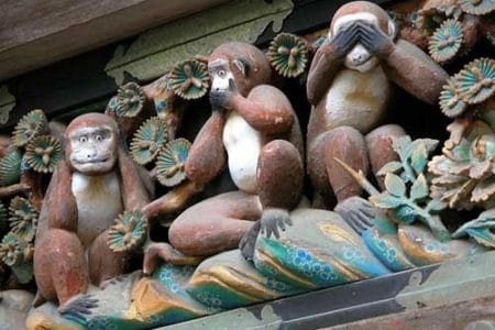 Los tres Monos Sabios y su significado