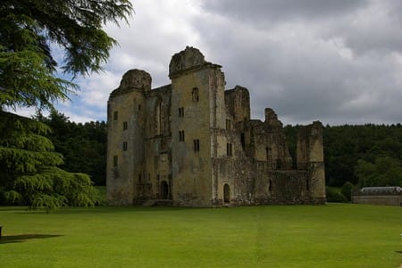 El fantasma del Castillo Old Wardour, Inglaterra