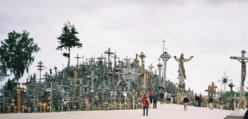 Colina de las Cruces en Lituania