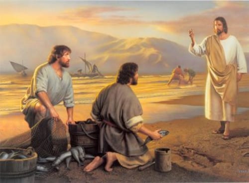Jesus y sus discipulos