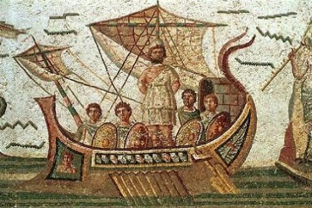 Ulises y las Sirenas, Escila y Caribdis